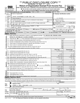 2019-2020 Form 990 cover