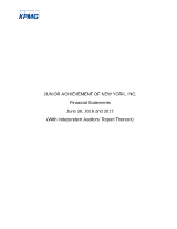 2017-2018 Audited Financial Statement cover