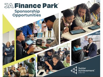 JA finance park students