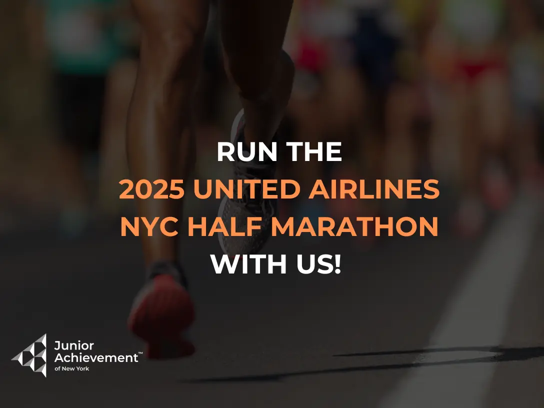 Runners running Marathon with text overlay